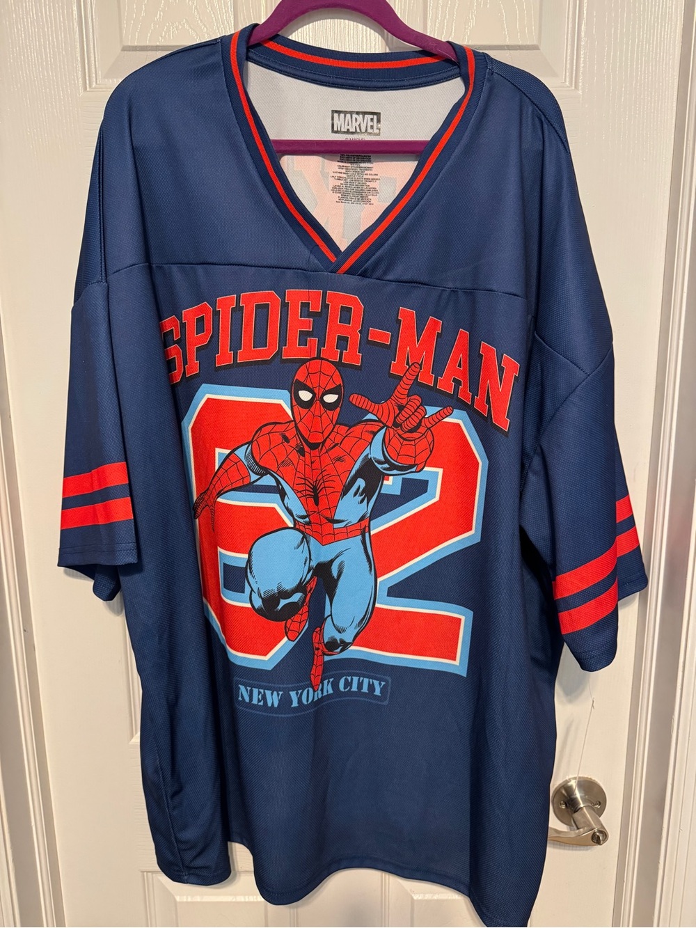 Marvel Spiderman Parker Jersey 3X